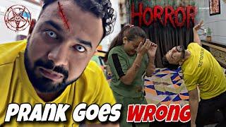 Scary Horror Prank on wife ‍️|| Priya start crying || jeet thakur pranks #couplepranks #ghost