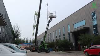 JOVOO 16m Electric Articulated Boom Lift Load Testing