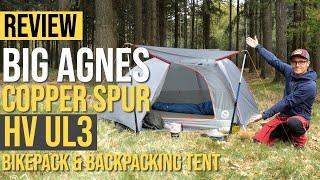 BIG AGNES COPPER SPUR HV UL3 BIKEPACK TENT REVIEW | FOR BACKPACKERS TOO