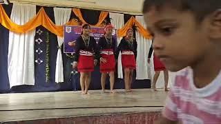 Garo Dance by the students of JNV Williamnagar. Date:22/09/2024