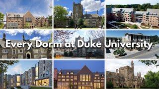 DUKE UNIVERSITY DORM TOUR (EVERY SINGLE DORM)