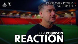 REACTION | Karl Robinson after The Ammies are held to a point at Doncaster