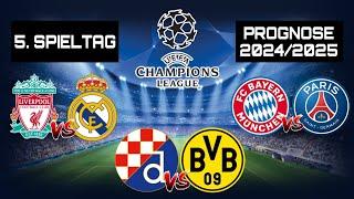 5. SPIELTAG CHAMPIONS LEAGUE PROGNOSE 2024/2025! / Dinamo Zagreb gegen Borussia Dortmund