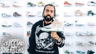 French Montana Goes Shopping for Sneakers at Kick Game