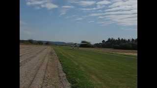 Piper Colt Grass Strip Landing