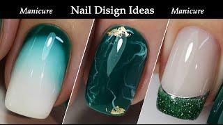 Favorite Green Manicure Nail Design Зелёный Маникюр Идей Дизайна