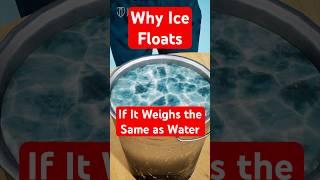 Why Ice Floats   If It Weighs the Same as Water