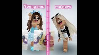 Young me vs me now  #roblox #shorts #trending #viral #trend #shortsfeed #Blowup #Goviral #Mevsnow