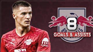 Benjamin Sesko - All 8 Goals & Assists 2024/25 l HD 1080p