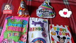 hechos de papel!, juguetes sorpresas de papel, llenos de SQUISHY!  #unboxing