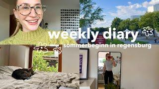 weekly diary || sommerbeginn in regensburg