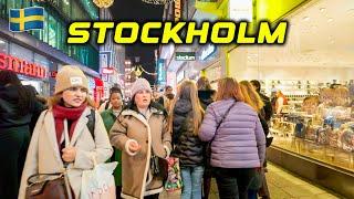 Sweden, Stockholm 4K Walking Tour - November 2024