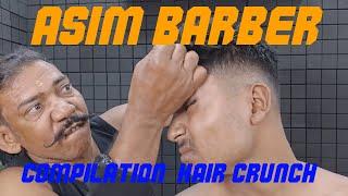 Compilation cracking, hair crunch. Asim BARBER