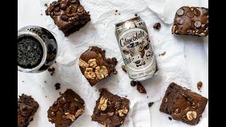 Feast Magazine's In the Spirit: Stout and Chocolate Chunk Brownies