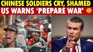 Chinese Soldiers Cry, Foreign Ministry Shamed After US Defense Secretary’s ‘Prepare for War’ Remark