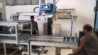 sheet handling line for Roll Bond Evaporator