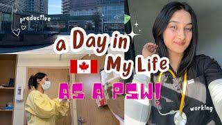 What PSW Do? A Day In my Life as a PSW| Canada| ‍️