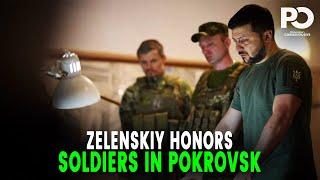 Ukraine's President Zelenskiy Takes Charge on the Frontlines in Pokrovsk | Pakistan Observer