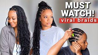 3 Hour NEW Mermaid Boho Braids  Crochet Braids Protective Style | Ywigs