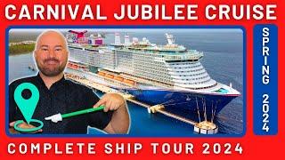 Carnival Jubilee Complete Ship Tour (with real-time navigation)