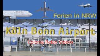 Köln / Cologne Konrad Adenauer Airport  Flughafen Köln / Bonn CGN  Germany [4K] Ferien in NRW