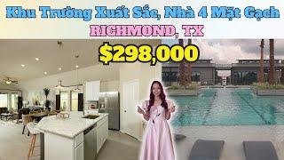 $298k Nhà Mới Ở Richmond TX Của Builder Conventry Homes| Custom Theo Ý Muốn