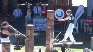 wood chopping tree felling @ sydney easter show