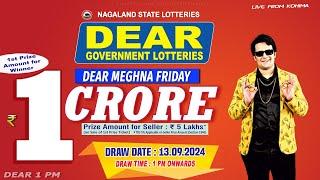 LOTTERY LIVE DEAR 1 PM 13.09.2024 NAGALAND STATE LOTTERY LIVE DEAR LOTTERY LIVE LOTTERY SAMBAD LIVE