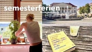 semesterferien in regensburg || weekly vlog || freunde finden, lesen, haushalt, minigolf