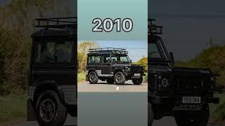 Invotion of Land Rover defender 1980~2023 old model and new model #youtubeshorts