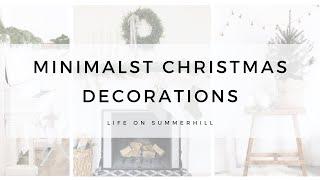 MINIMALIST CHRISTMAS DECORATIONS