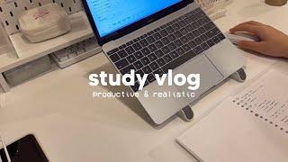 productive + realistic study vlog  cramming, exam seasons, cafe studying, etc.