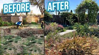 Extreme DIY BACKYARD MAKEOVER BEFORE & AFTER Transformation