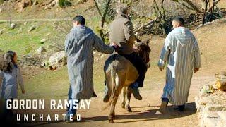 Gordon Ramsay Learns To Ride A Donkey | Gordon Ramsay: Uncharted