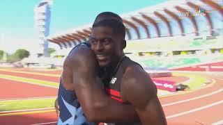 Trayvon Bromell vs. Justin Gatlin in Men's 100m Heat at 2021 U.S. Olympic Track and Field Trials