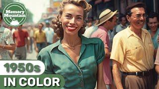 The 1950s in SHOCKINGLY BEAUTIFUL Colorized Photos