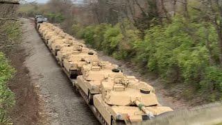 Military Train Goes Under Abandoned Bridge & Train Diverges In Front Of Me! 5 Norfolk Southern Train