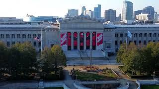 Museum Campus, Grant Park, Chicago - Morning Drone Flight