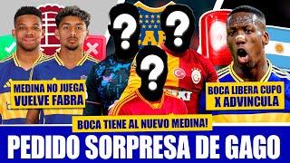 ¡BOMBA! LLEGAN 3 REFUERZOS TOP A BOCA en 2025!? ►  2 FUERTES DECISIONES de GAGO ► Boca LIBERA CUPO!