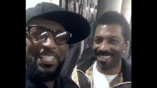 Rickey Smiley With Martin Lawrence, Deon Cole & DeRay Davis Backstage Before Detroit LIT AF Show