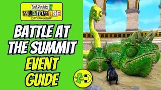 Battle At The Summit Goat Simulator 3: Multiverse of Nonsense Event Guide