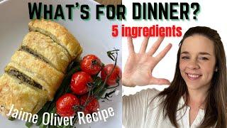 WHAT'S FOR DINNER? | ONLY 5 INGREDIENTS | JAMIE OLIVER | PESTO CHICKEN | SO EASY