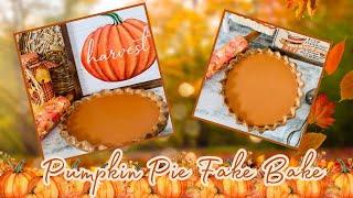 *NEW* Fall Pumpkin Pie Fake BakeDIY Inspiration 2024 Fall Decor