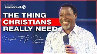 THIS IS WHAT EVERY CHRISTIAN NEEDS - Prophet TB Joshua SERMON #EmmanuelTV #tbjoshua