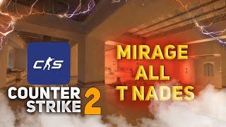 СОРС2 МИРАЖ ВСЕ ТОПОВЫЕ ГРАНАТЫ ЗА Т САЙД / MIRAGE SOURCE2 ALL T SIDE TOP NADES