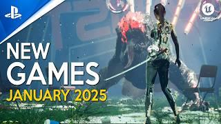 NEW GAMES coming in JANUARY 2025 with Crazy NEXT GEN Graphics