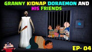 Granny kidnap doraemon and his friends I Granny door Escape I Granny vs Doraemon