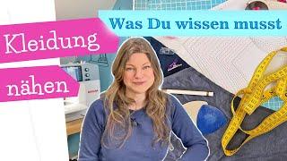 Kleidung nähen - Was Du dazu wissen musst | nähen | nähen lernen |  Schnittmuster | mommymade