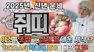 2025년 쥐띠 신년운세 _ 삼재가 끝난 쥐띠 앞으로는 승승장구 할까??