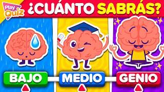 ¿Sabes más que Alguien de 8 años?  | Play Quiz de Cultura General